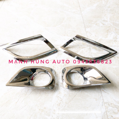 ỐP CHÓA ĐÈN TRƯỚC, SAU VIOS 2015-2016-2017-2018 MẠ CROM