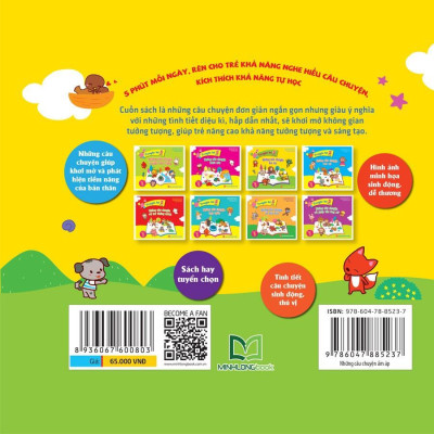 Sách: Truyện Kể 5 Phút - Những Câu Chuyện ấm Áp - TSTH