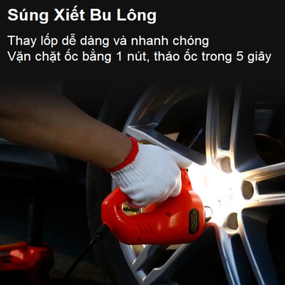 Bộ nâng kích gầm điện kiêm máy bơm lốp và máy siết ốc ô tô đa năng 3 trong 1 ROGTZ TY-003 - Hàng Nhập Khẩu