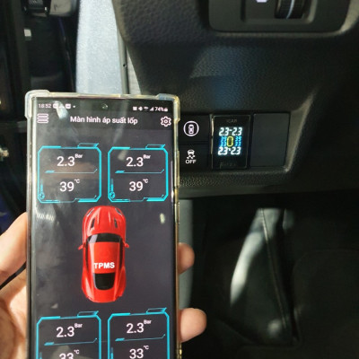 Cảm Biến Áp Suất Lốp ICAR C397 Dành Cho Xe Honda - Tích Hợp Lên Cổng Chờ
