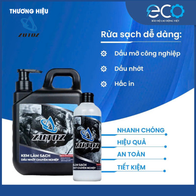 Dung Dịch Tẩy Dầu Nhớt ZUTOZ – Tẩy Dầu Máy, Nhớt Xe – Garage, Cơ Khí – Không Gây Hại Da Tay 500ml / 1L / 2L | Chính Hãng