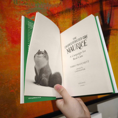 Sách - The Unadulterated Cat: The Amazing Maurice Edition by Terry Pratchett - Humor/ Fantasy in English