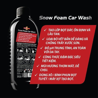 Nước Rửa Xe Bọt Tuyết SUPERONE Snow Foam Car Wash - Exterior SOUTHWALL B202