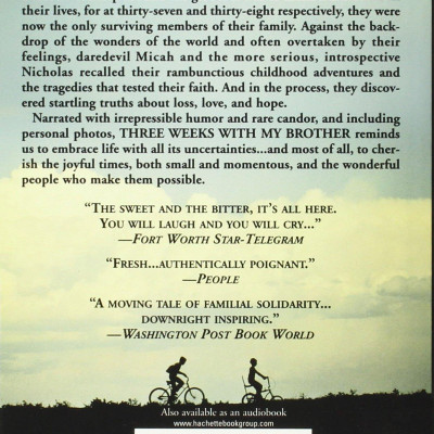 Three Weeks With My Brother