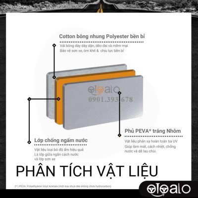 Bạt phủ xe ô tô Kia K5 vải dù 3 lớp CAO CẤP BPXOT