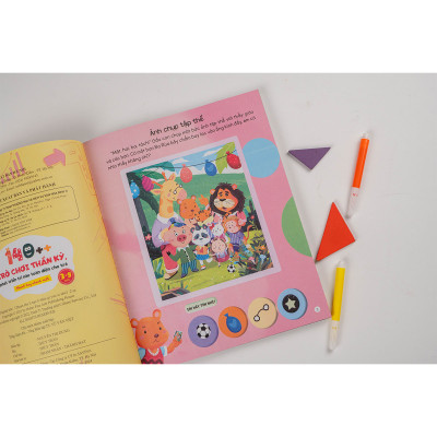 140++ trò chơi thần kỳ, phát triển trí não toàn diện cho trẻ 3-9 tuổi - Thông minh nhạy bén