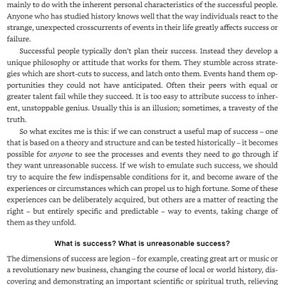 Unreasonable Success And How To Achieve It