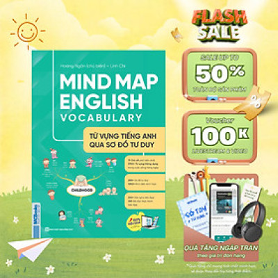 Sách - Mind Map English Vocabulary -Từ vựng tiếng Anh qua sơ đồ tư duy Mcbooks
