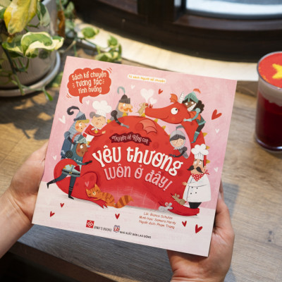 Sách - Sách kể chuyện tương tác tình huống – Truyện kể về Rồng con - Đinh Tị Books