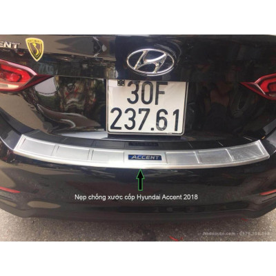 Nẹp chống xước cốp sau Dành Cho Hyundai Accent 2018