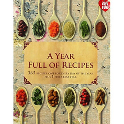Sách - A Year Full of Recipes: 365 Recipes, One for Every Day of the Year Plus 1 for a Leap Year