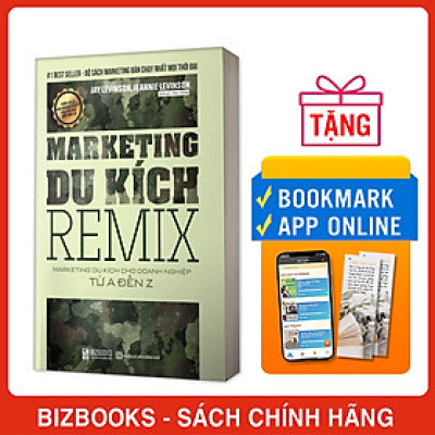 Sách - Marketing Du Kích REMIX - Maketing Du Kích Cho Doanh Nghiệp Từ A Đến Z