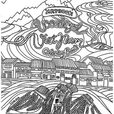 Sách Ảnh - Wonderful Vietnam Coloring Book