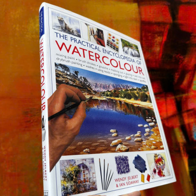 Sách - The Practical Encyclopedia of Watercolour by Wendy Jelbert - Sách nghệ thuật, tiếng anh