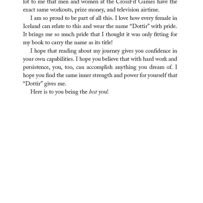 Dottir: My Journey To Becoming A Two-Time Crossfit Games Champion