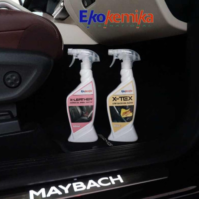 DUNG DỊCH DƯỠNG DA, NHỰA, CAO SU CHO NỘI THẤT Ô TÔ CAO CẤP  X-LEATHER 600ML THƯƠNG HIỆU EKOKEMIKA