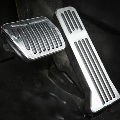 Bộ 2 ốp trang trí chân ga chân phanh xe mazda 6