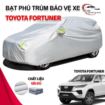 [FORTUNER] Bạt phủ xe ô tô 7 chỗ cỡ to Toyota Fortuner , áo chùm phủ kín bảo vệ xe ô tô chất liệu vải dù oxford cao cấp