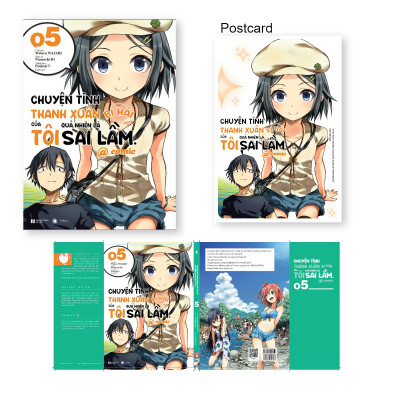 Sách - Chuyện tình thanh xuân bi hài của tôi quả nhiên  là sai lầm @comic - tập 5 - Thái Hà Books - Hikari