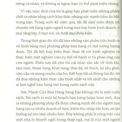 Sức Mạnh Của Bán Hàng Sáng Tạo