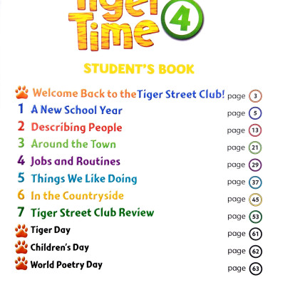 Tiger Time Level 4 Student Book + eBook Pack