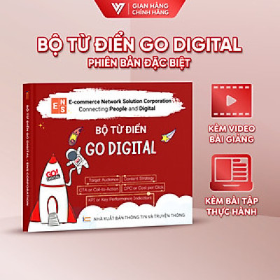 (Bản Đặc Biệt) Bộ Từ Điển Go Digital Song Ngữ ĐÀO TẠO TIN HỌC Kèm Bản Đọc Ghi Âm Và Khoá Học Marketing Online