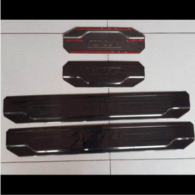 BỘ ỐP BẬC, NẸP BƯỚC CHÂN NGOÀI TITAN DÀNH CHO XE HONDA CITY 2018-2019