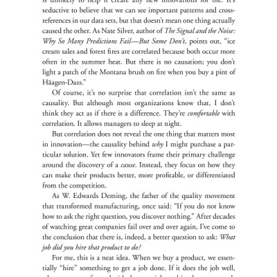 Competing Against Luck: The Story of Innovation and Customer Choice