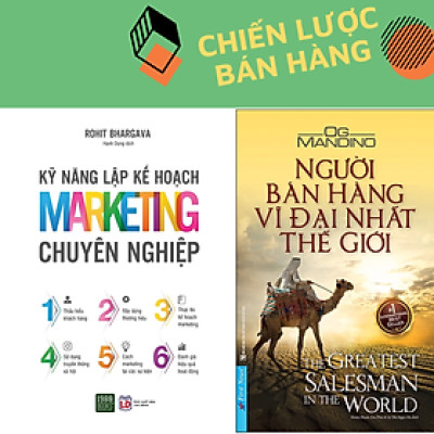 Combo 2Q Sách Về Chiến Lược Bán Hàng, Giúp Bạn Giữ Chân Khách Hàng : Kỹ Năng Lập Kế Hoạch Marketing Chuyên Nghiệp_ 1980 Books + Người Bán Hàng Vĩ Đại Nhất Thế Giới (Tái Bản) _ First News