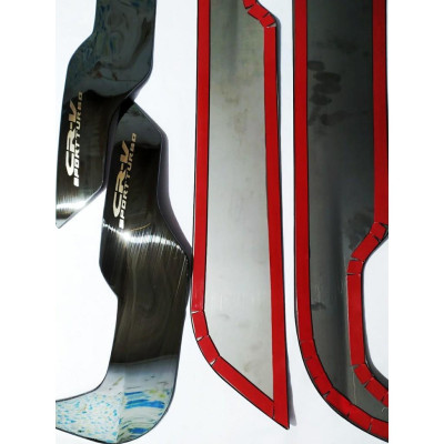 Ốp Tapli Cánh Cửa Xe Honda CRV 2022-2019 Vân Titan Cao Cấp, Chống Xước Cánh Cửa