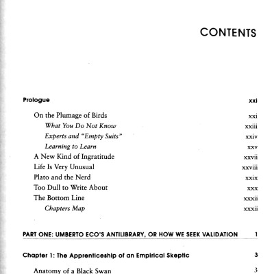 The Black Swan: The Impact Of The Highly Improbable