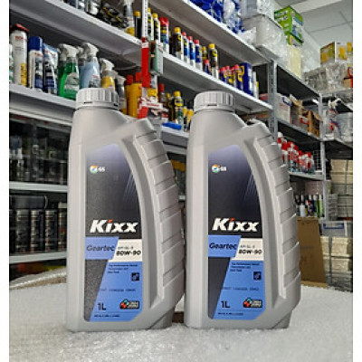 Dầu Nhớt Hộp Số Và Cầu Xe KIXX Geartec GL-5 80W90 1L | Hàng Chính Hãng