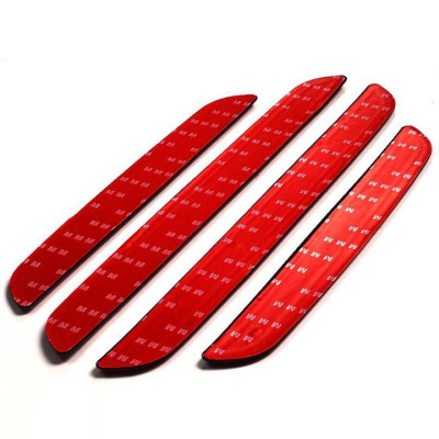 Bộ 04 miếng  dán bảo vệ bậc bước chân cửa xe ô tô Sports