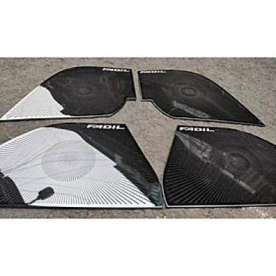 Ốp chống xước cánh cửa titan Fadil, ốp tapli cửa titan dành cho Vinfast Fadil 