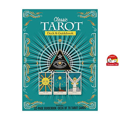 Sách - Classic Tarot Deck and Guidebook Kit: Includes: 32-page Guidebook, Deck of 78 Tarot Cards by Chartwell Books