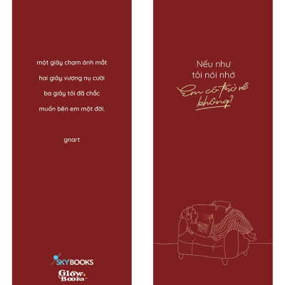 Nếu Như Tôi Nói Nhớ, Em Có Trở Về Không? - Tặng Kèm Bookmark + Postcard