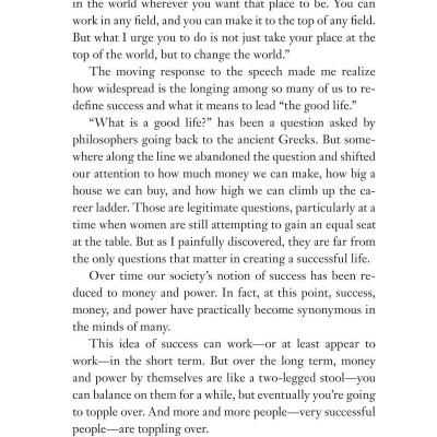 Thrive : The Third Metric to Redefining Success and Creating a Happier Life