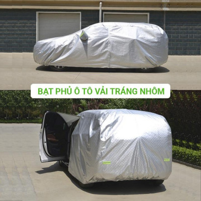 Bạt phủ xe ô tô 7 chỗ Toyota Fortuner 3 lớp chống nóng, chống thấm. Bạc phủ xe Fortuner, Bạt trùm xe SUV