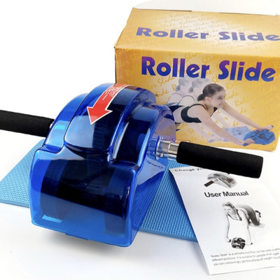 Con Lăn Tập Cơ Bụng Có Lò Xo Trợ Lực Mã AB-Tình Yêu Cao Cấp Màu Xanh Dương