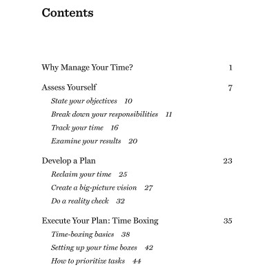 Harvard Business Review 20 Minute Manager Series Managing Time