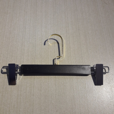 Bộ 10 & 20 Móc Kẹp Quần Bằng Gỗ Sơn Đen LUXURY