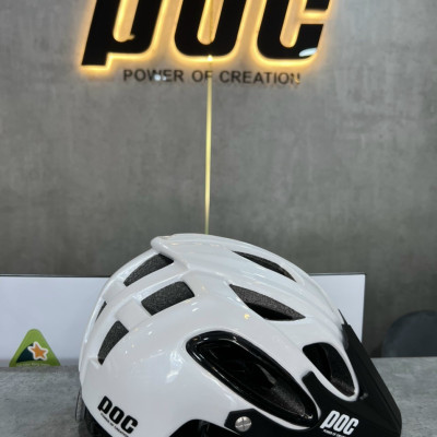 Nón POC 07 Mái Che Đen tặng sticker