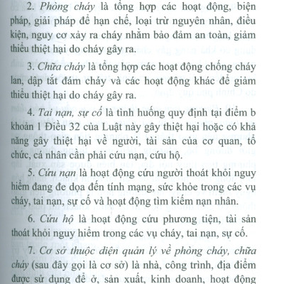 Luật Phòng Cháy, Chữa Cháy Và Cứu Nạn, Cứu Hộ Năm 2024