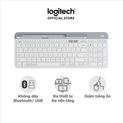 Bàn Phím Không Dây Bluetooth Logitech K580 - Hàng Chính Hãng