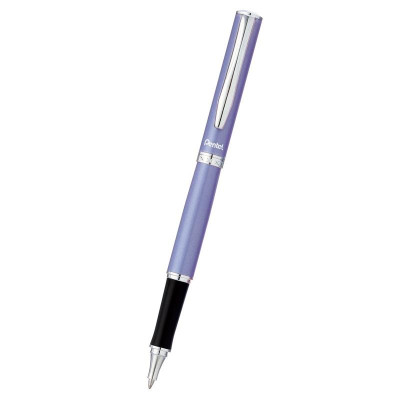 Bút Ký Mực Gel Cao Cấp Nắp Đậy Thân Tím - Mực Xanh Pentel K611V-C