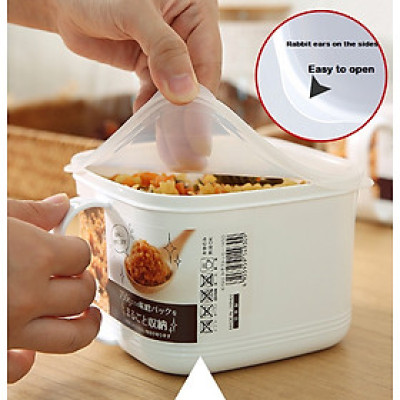 Hộp thực phẩm có tay cầm Nakaya, nắp đậy kín giúp cất giữ và bảo quản thực phẩm một cách an toàn & tiện lợi - nội địa Nhật Bản 