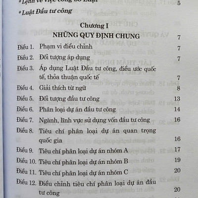 Luật Đầu Tư Công Năm 2024