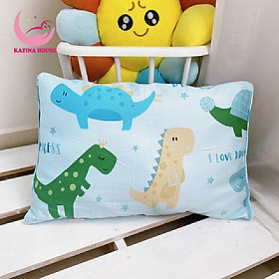 Gối cho bé 5-10 tuổi Katina House, 35x50cm, vải tencel gòn lông vũ êm mềm thoáng mát