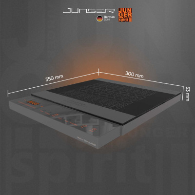 Bếp từ đơn Junger CEJ-106-I 2000W Inverter thế hệ mới Tiết kiệm điện Hàng Chính Hãng Bảo Hành 12 Tháng