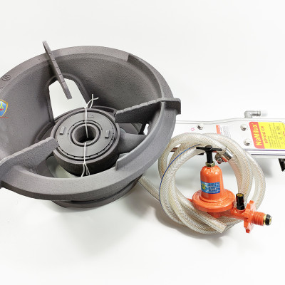 Bộ bếp gas công nghiệp NaMilux NA-196 kèm van cao áp NA-537SH, tặng 1.5m dây gas công nghiệp và 02 đai thép - Hàng chính hãng